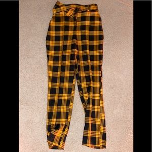 Collusion Petite Check Peg Pants